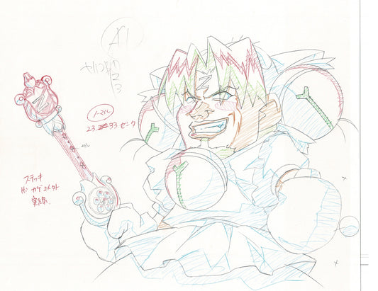 Excel Saga Anime Production Animation Cel Drawing 2000 CE-05