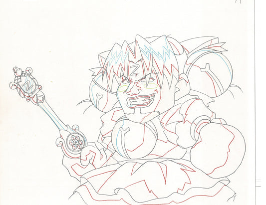 Excel Saga Anime Production Animation Cel Drawing 2000 CE-07