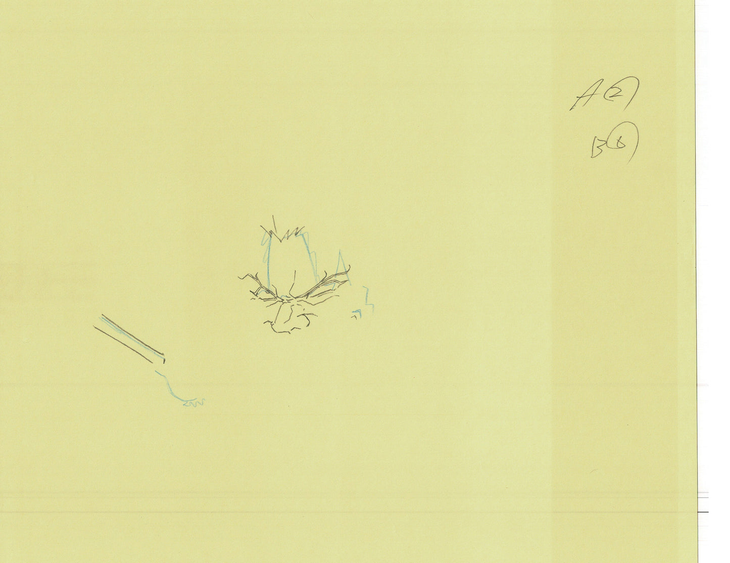 Excel Saga Anime Production Animation Cel Drawing 2000 CE-13