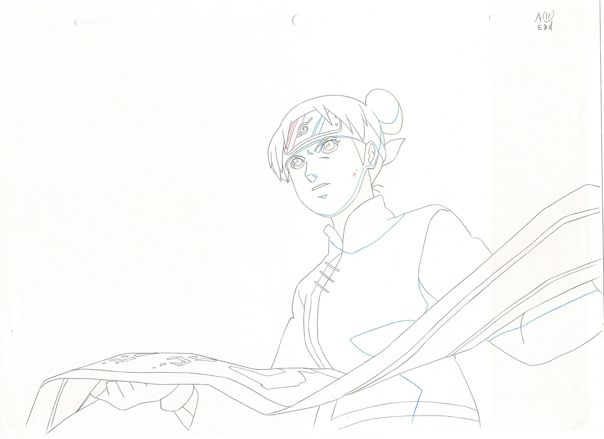 tenten shop Naruto: Shippuden Tenten Anime Production Animation Cel Drawing 2007-17 DE-08