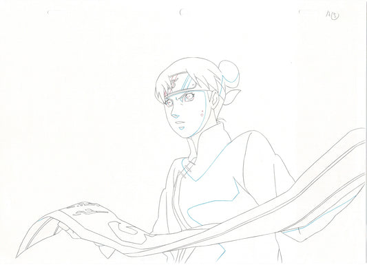 Naruto: Shippuden Tenten Anime Production Animation Cel Drawing 2007-17 DE-16