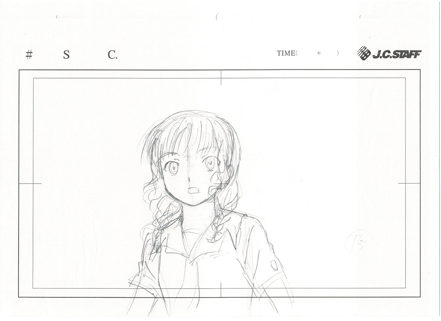 Kimikiss Pure Rouge Mao Mizusawa Anime Production Animation Cel Drawing 2007-8 AA-02