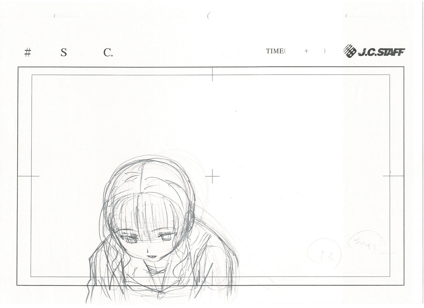 Kimikiss Pure Rouge Mao Mizusawa Anime Production Animation Cel Drawing 2007-8 AA-04