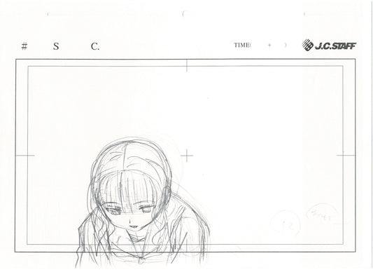 Kimikiss Pure Rouge Mao Mizusawa Anime Production Animation Cel Drawing 2007-8 AA-04