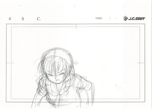 Kimikiss Pure Rouge Mao Mizusawa Anime Production Animation Cel Drawing 2007-8 AA-08