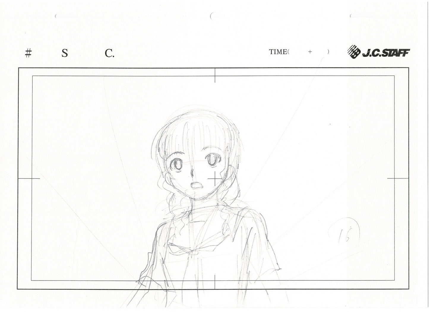 Kimikiss Pure Rouge Mao Mizusawa Anime Production Animation Cel Drawing 2007-8 AA-12