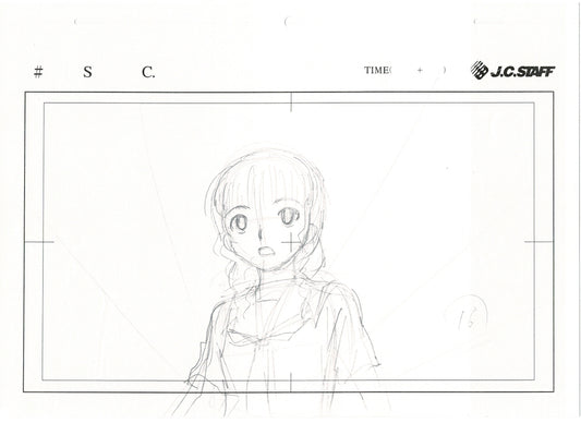 Kimikiss Pure Rouge Mao Mizusawa Anime Production Animation Cel Drawing 2007-8 AA-12