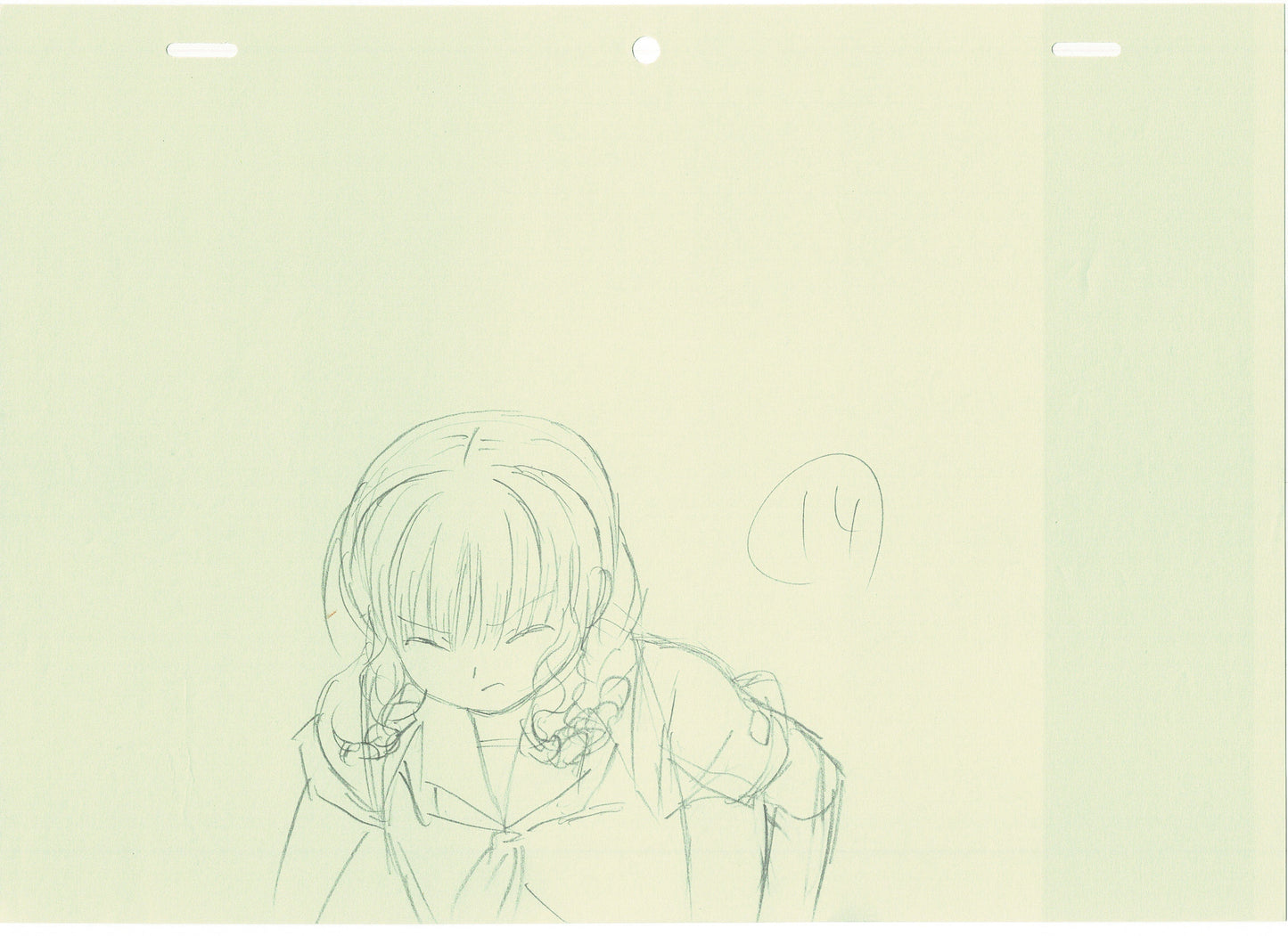 Kimikiss Pure Rouge Mao Mizusawa Anime Production Animation Cel Drawing 2007-8 AA-13