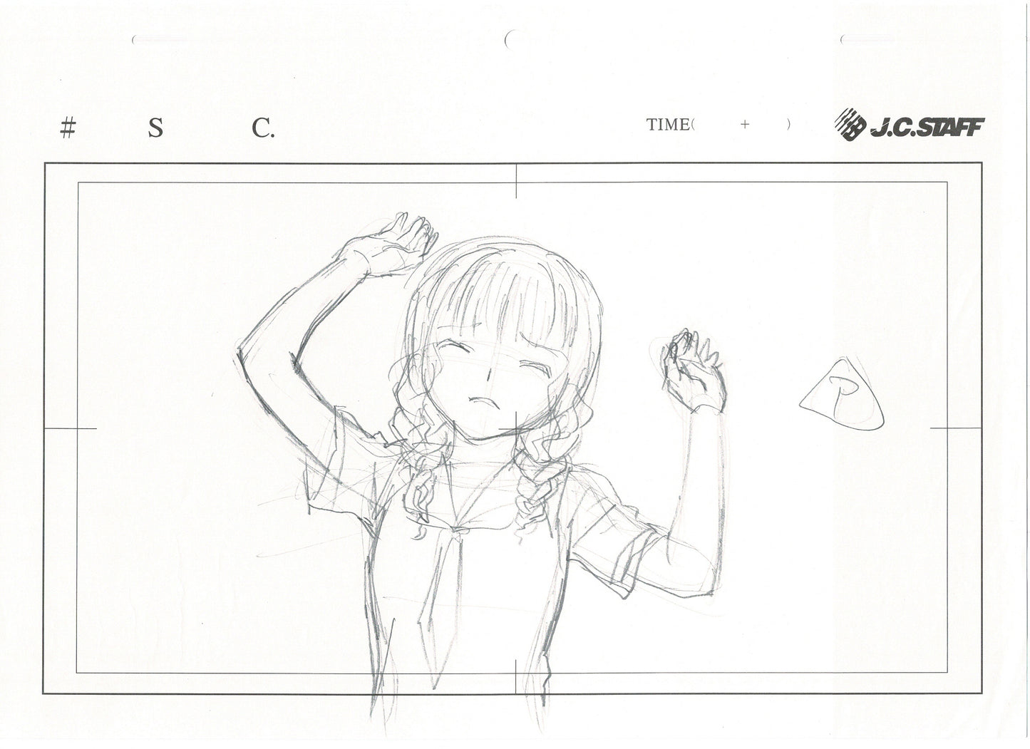 Kimikiss Pure Rouge Mao Mizusawa Anime Production Animation Cel Drawing 2007-8 AA-14