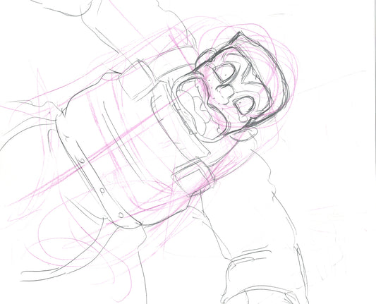 KochiKame: Tokyo Beat Cops Anime Production Animation Cel Drawing 1996-04 EE-16