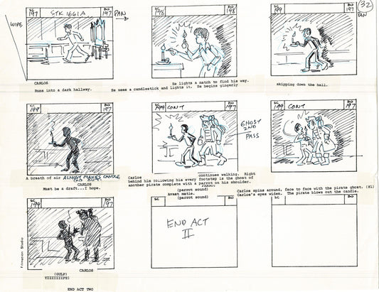 Archie Storyboard Cartoon Page Riverdale Animation Page Filmation 1977 A-034