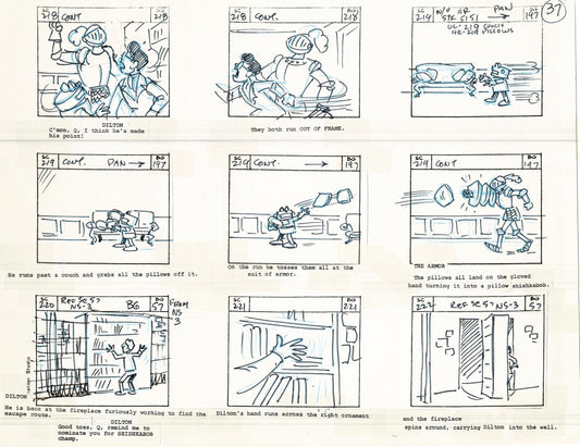 Archie Storyboard Cartoon Page Riverdale Animation Page Filmation 1977 A-039