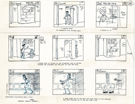 Archie Storyboard Cartoon Page Riverdale Animation Page Filmation 1977 A-040