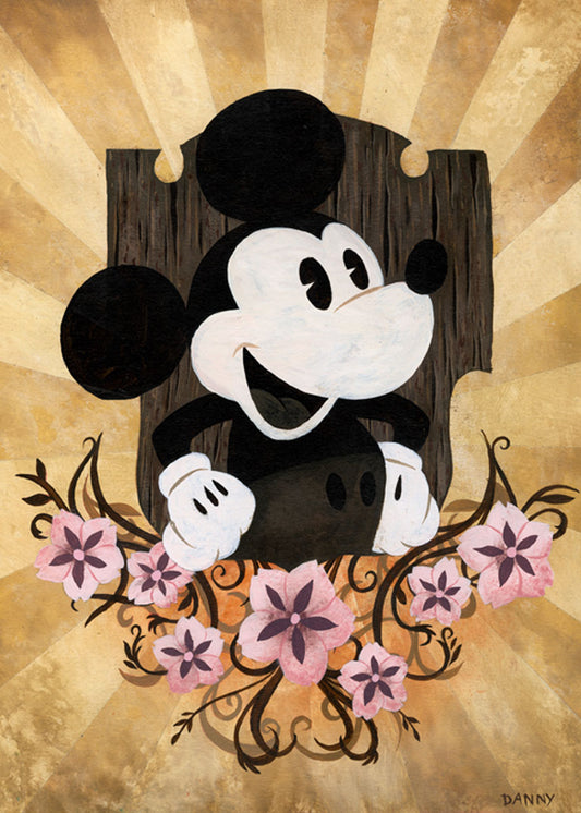 Mickey Mouse Walt Disney Fine Art Daniel Arriaga Signed Limited Edition of 95 Print on Canvas "The Mouse"