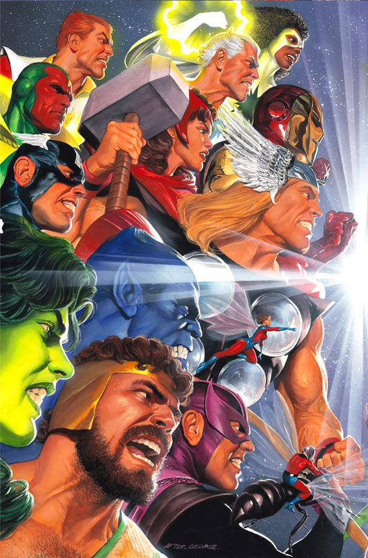 Avengers Alex Ross Mightiest Among Us Signed Marvel SDCC 2026 Exclusive Print on Canvas Limited Edition of 7 Printers Proof Edition