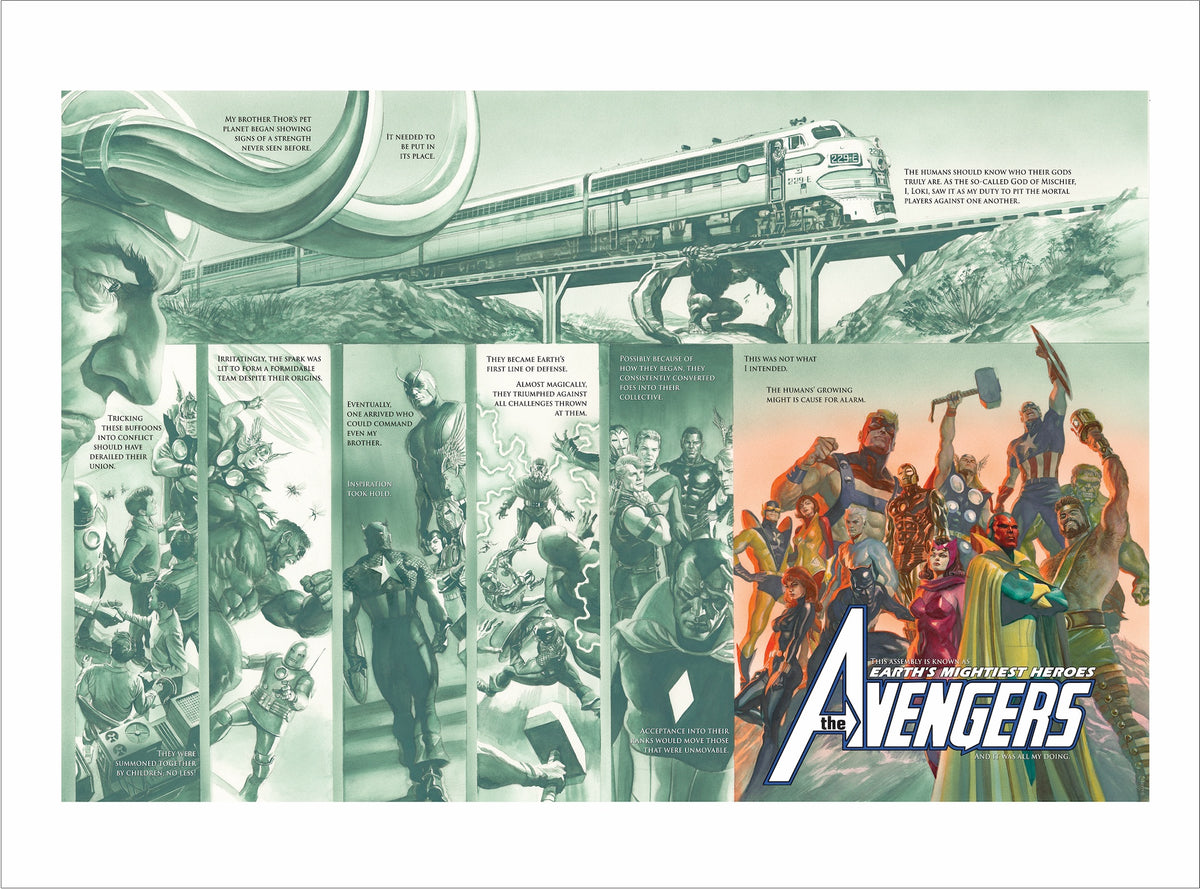 Origins Silver Surfer Alex Ross Signed Marvel NYCC 2026 Exclusive Print on Canvas Limited Edition of 5 Artist Proof Edition