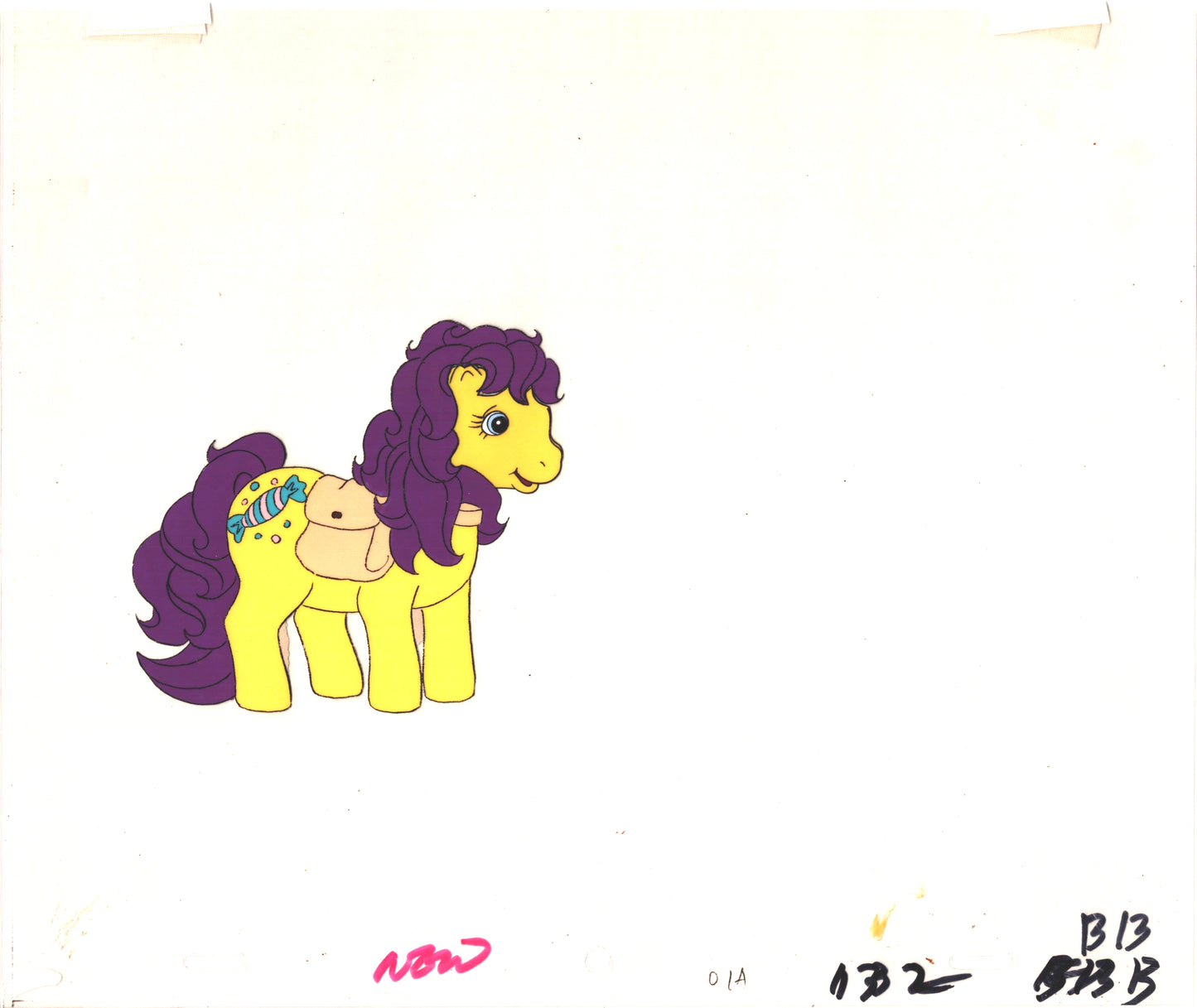 My Little Pony Original Production Animation Cel Hasbro Sunbow 1980s or 90s Used to Make the Cartoon 3-Tb13