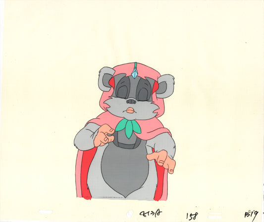 Star Wars: Ewoks Original Production Animation Cel and Drawing (drawing is stuck) from Lucasfilm C-B19