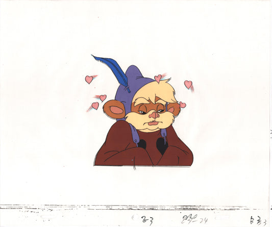 Star Wars: Ewoks Original Production Animation Cel and Drawing (drawing is stuck) from Lucasfilm C-B33