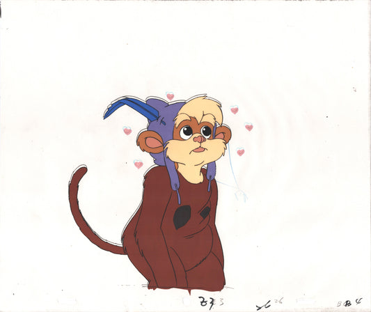 Star Wars: Ewoks Original Production Animation Cel and Drawing (drawing is stuck) from Lucasfilm C-B4A