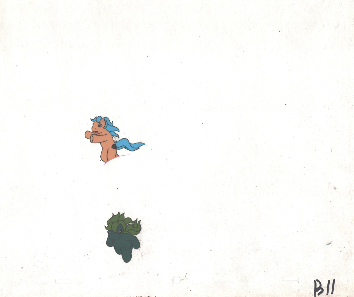 Sunbow Animation Style My Little Pony Original Production Animation Cel Hasbro Sunbow 1980s o ...
