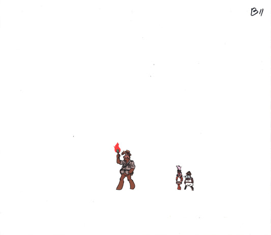 ALF The Animated Series Production Animation Cel and Drawing DIC Melmac A-b11a