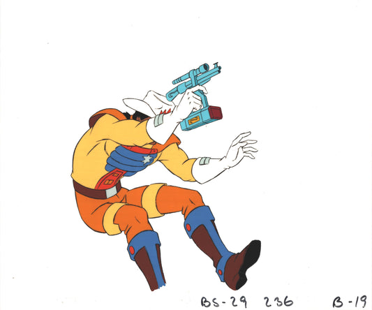 Bravestarr Animation Cartoon Production Cel and Drawing from Filmation 1987-8 F-B19
