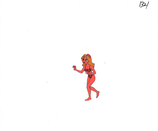 Wacky World of Tex Avery DIC Original Production Animation Cel of Bikini Girl 1997 A-B21