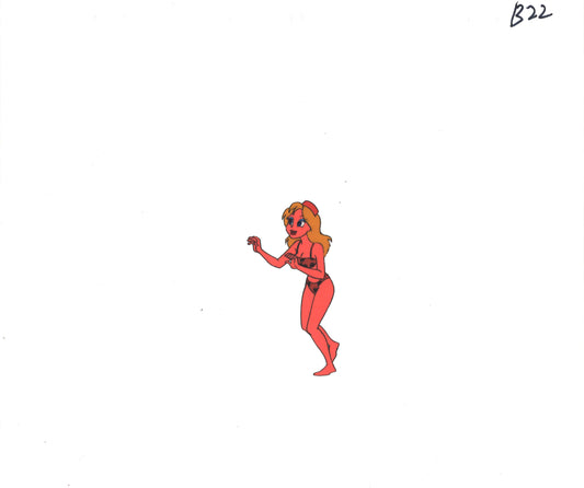 Wacky World of Tex Avery DIC Original Production Animation Cel of Bikini Girl 1997 A-B22