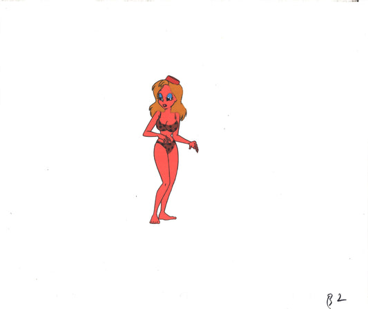 Wacky World of Tex Avery DIC Original Production Animation Cel of Bikini Girl 1997 A-B2B