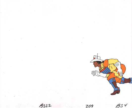 Bravestarr Animation Cartoon Production Cel Used Onscreen from Filmation 1987-8 A-B54