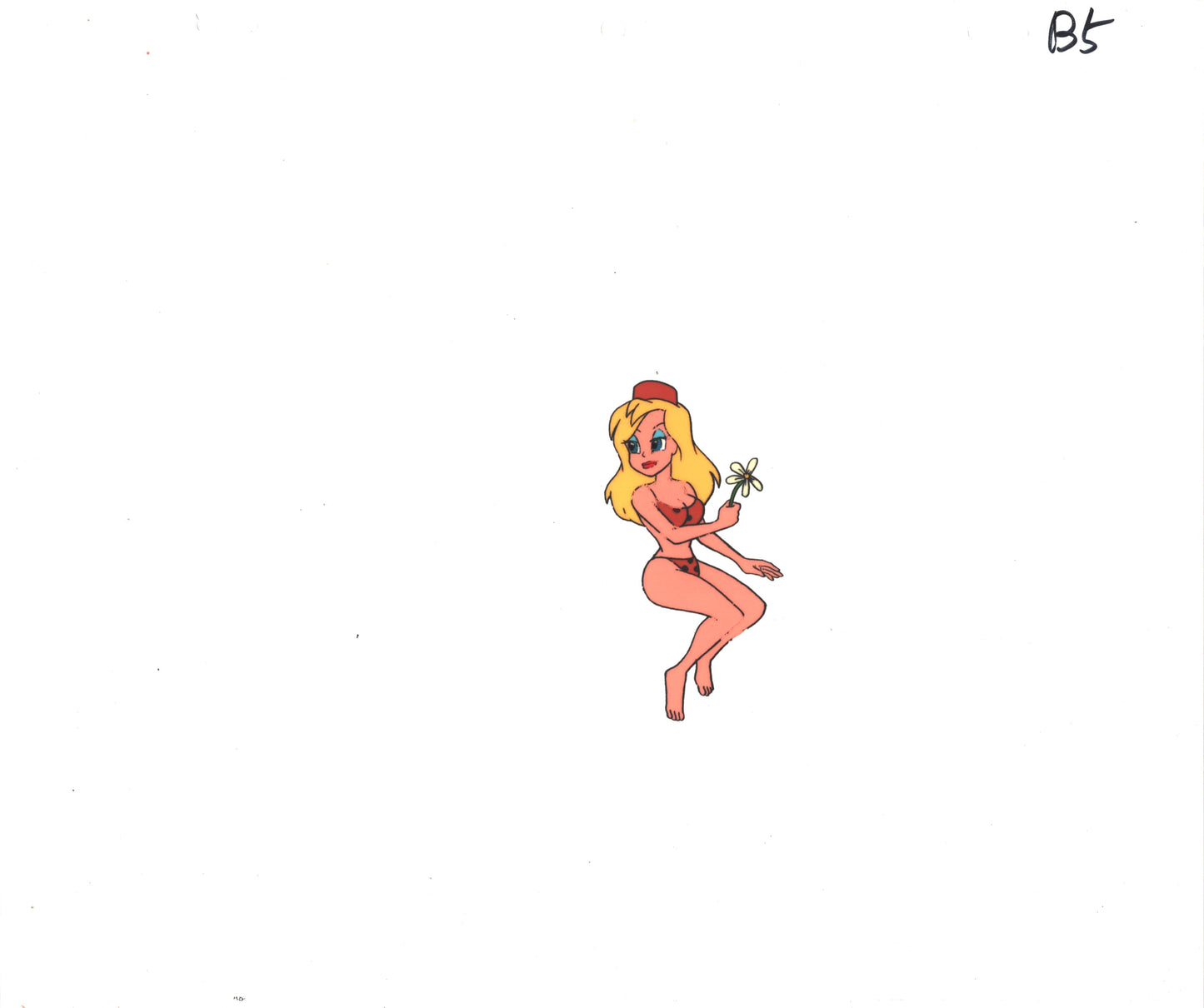 Wacky World of Tex Avery DIC Original Production Animation Cel of Bikini Girl 1997 A-B5A