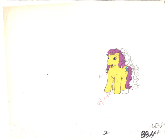 My Little Pony Original Production Animation Cel Hasbro Sunbow 1980s or 90s Used to Make the Cartoon J-BB4