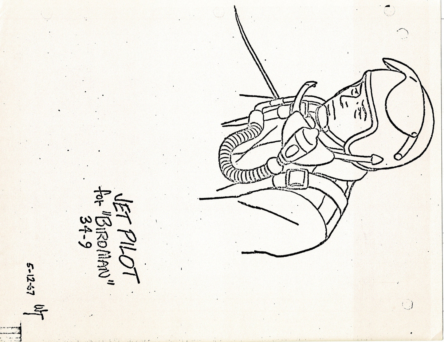 Birdman 1967 Alex Toth Production Model Sheet Copy Lot of 49 Pages from Hanna Barbera