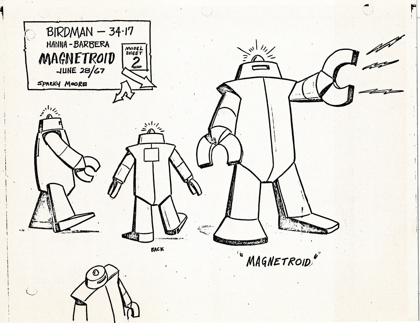 Birdman 1967 Alex Toth Production Model Sheet Copy Lot of 49 Pages from Hanna Barbera