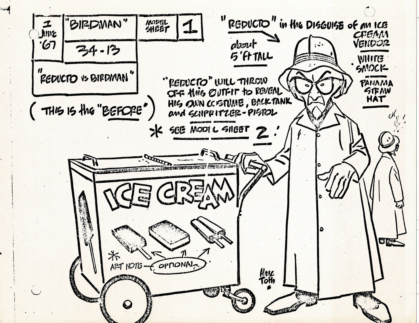 Birdman 1967 Alex Toth Production Model Sheet Copy Lot of 49 Pages from Hanna Barbera