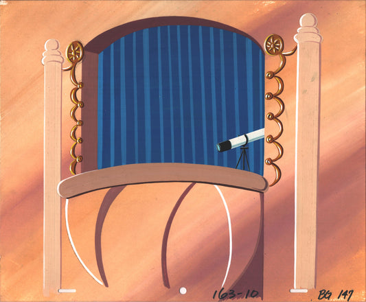 The Super Globetrotters Original Production Animation Background Hanna Barbera 1979 A-147