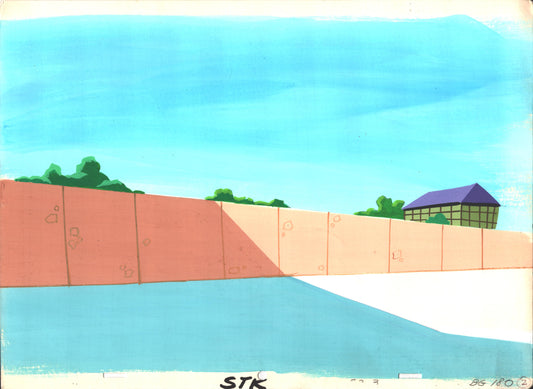 Help! It's The Hair Bear Bunch Original Production Animation Background Hanna Barbera 1971 A-180