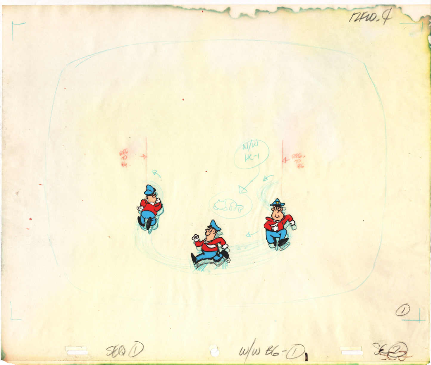 Lot of 4 Original Production Animation Cels - See pics and description