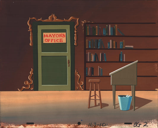 The Super Globetrotters Original Production Animation Background Hanna Barbera 1979 A-2