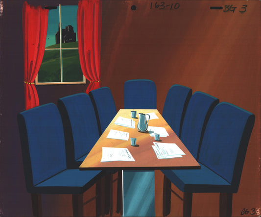 The Super Globetrotters Original Production Animation Background Hanna Barbera 1979 A-3