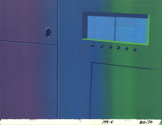 Superfriends Production Animation Background Hanna Barbera 1980 A-70