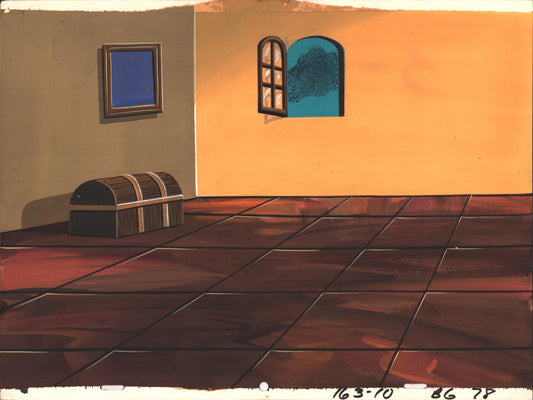 The Super Globetrotters Original Production Animation Background Hanna Barbera 1979 A-78