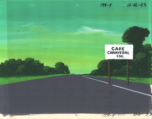 Superfriends Production Animation Background Hanna Barbera 1980 A-93