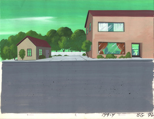 Superfriends Production Animation Background Hanna Barbera 1980 A-96