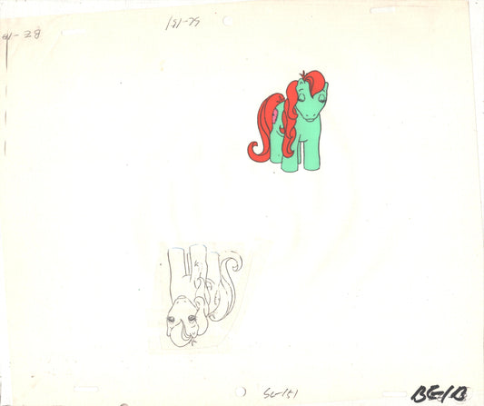 My Little Pony Original Production Animation Cel Hasbro Sunbow 1980s or 90s Used to Make the Cartoon J-BG10