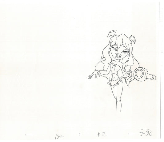 BRATZ Jade Bop-It Toy Commercial Production Animation Cel Drawing 2005 J-028