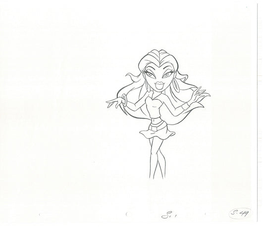 BRATZ Sasha Twister Commercial Production Animation Cel Drawing 2005 H-038