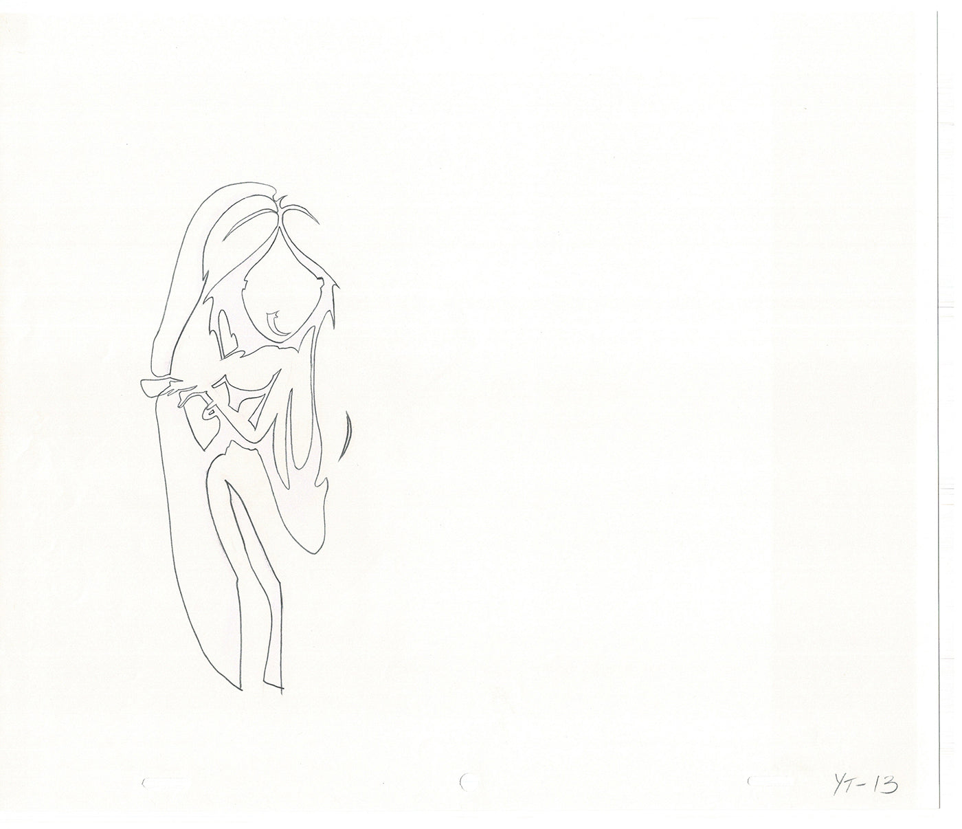 BRATZ Yasmin Bop-It Toy Commercial 2 Production Animation Cel Drawings 2005 K-003