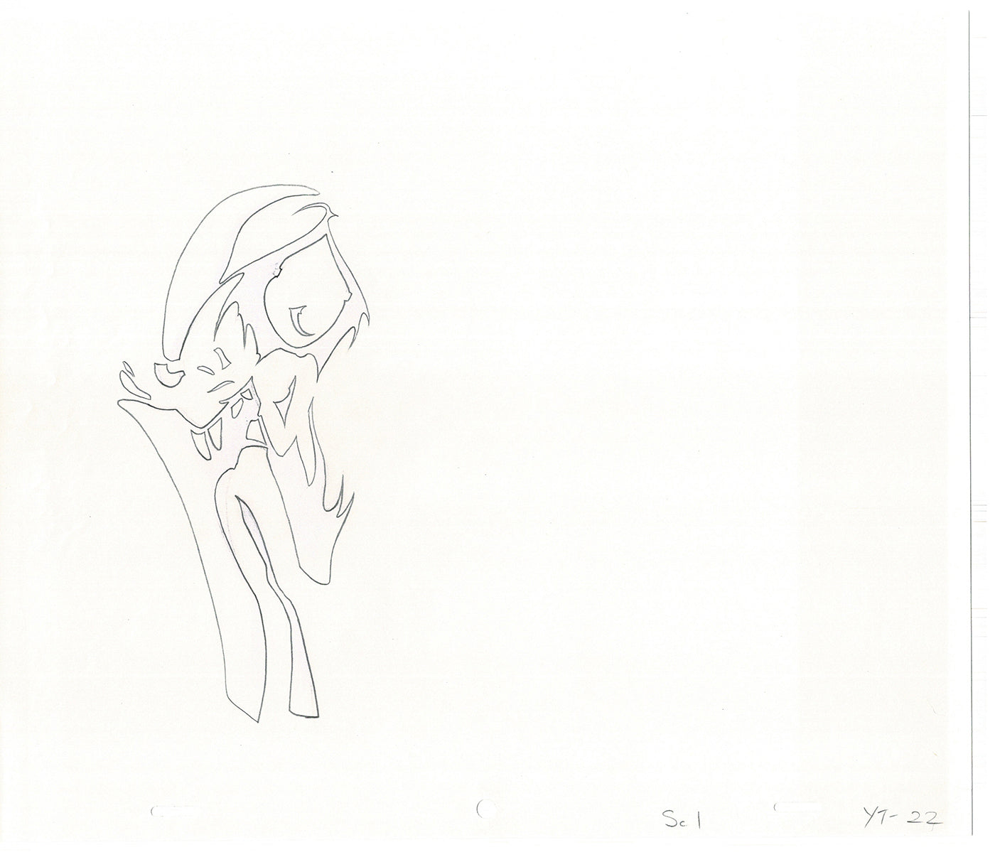 BRATZ Yasmin Bop-It Toy Commercial 2 Production Animation Cel Drawings 2005 K-015
